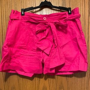 Size large, pink Lauren James shorts